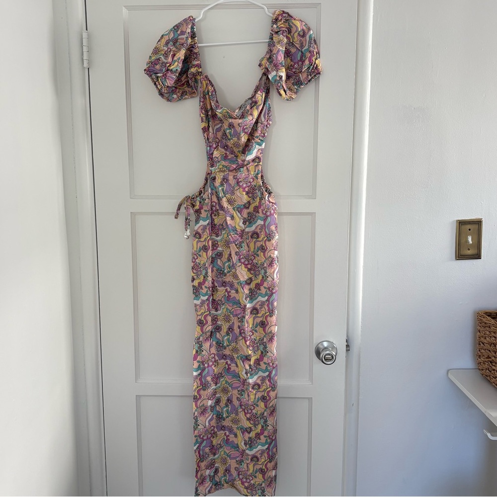 La Porte Cutout Maxi Dress